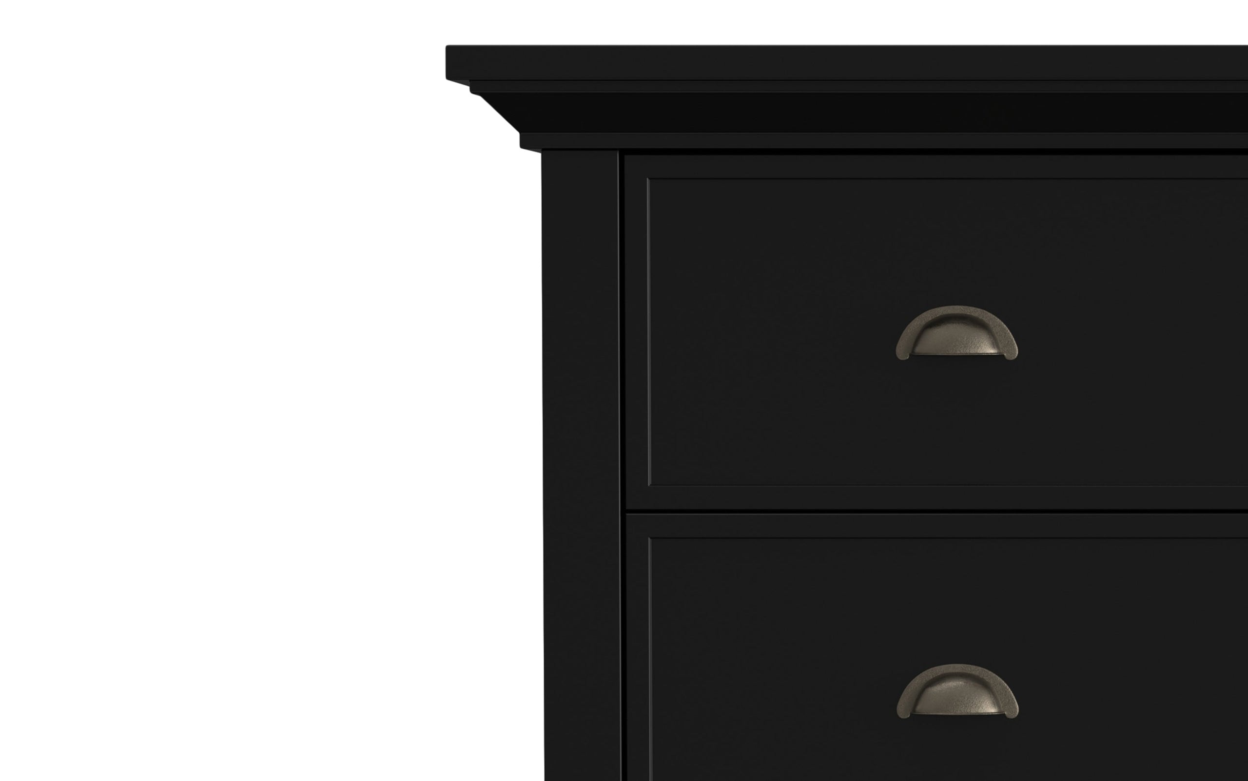 Black | Redmond 39 inch Medium Storage Cabinet