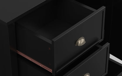 Black | Redmond 39 inch Medium Storage Cabinet