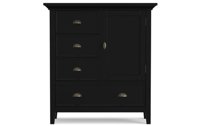 Black | Redmond 39 inch Medium Storage Cabinet