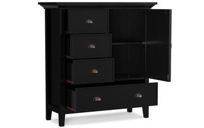 Black | Redmond 39 inch Medium Storage Cabinet