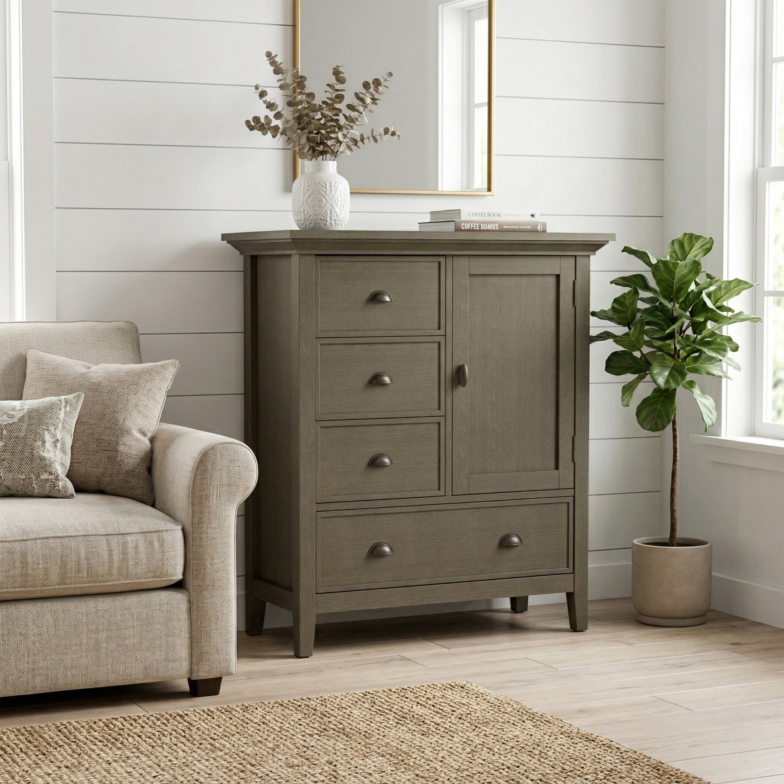 Farmhouse Grey | Redmond Medium Storage Cabinet