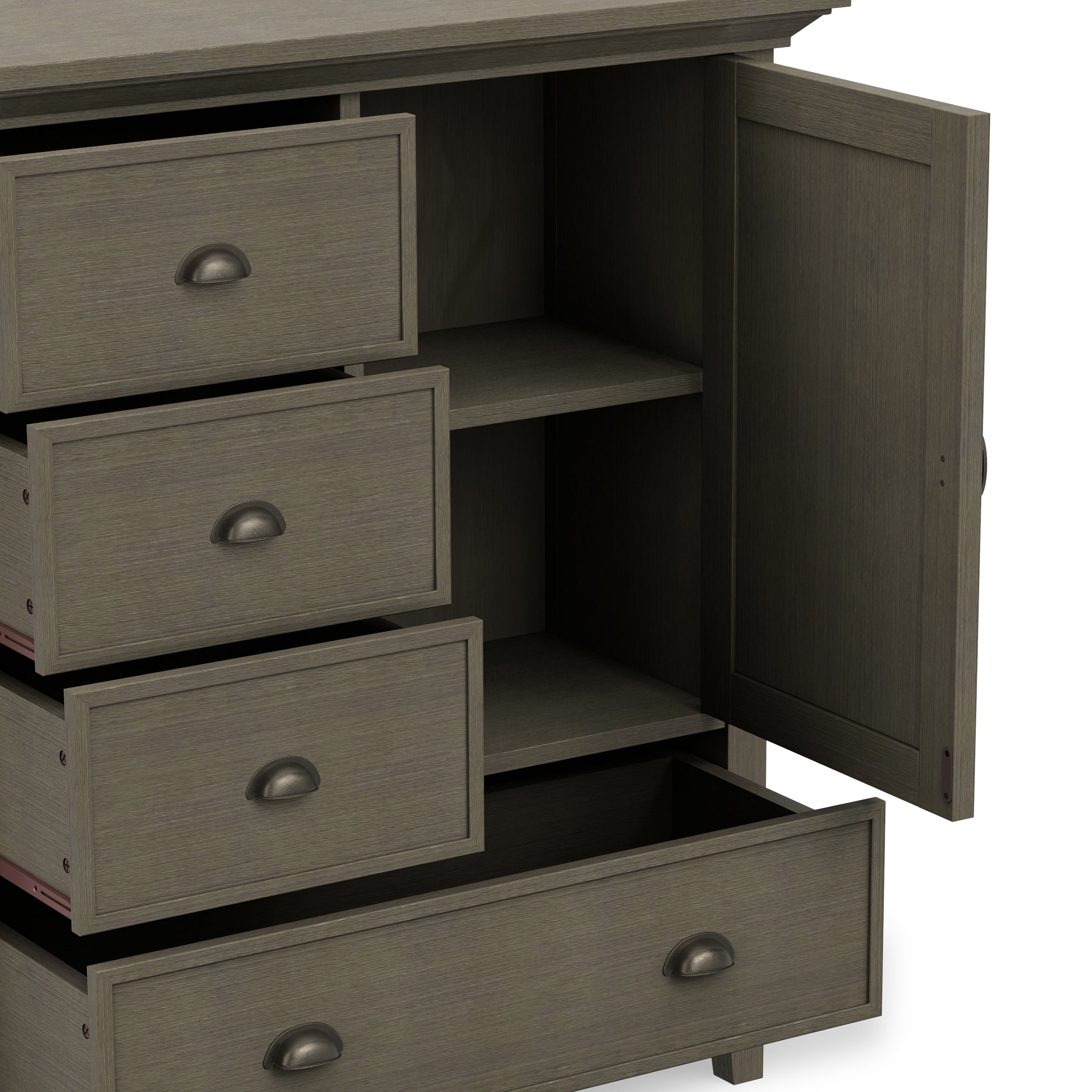 Farmhouse Grey | Redmond Medium Storage Cabinet