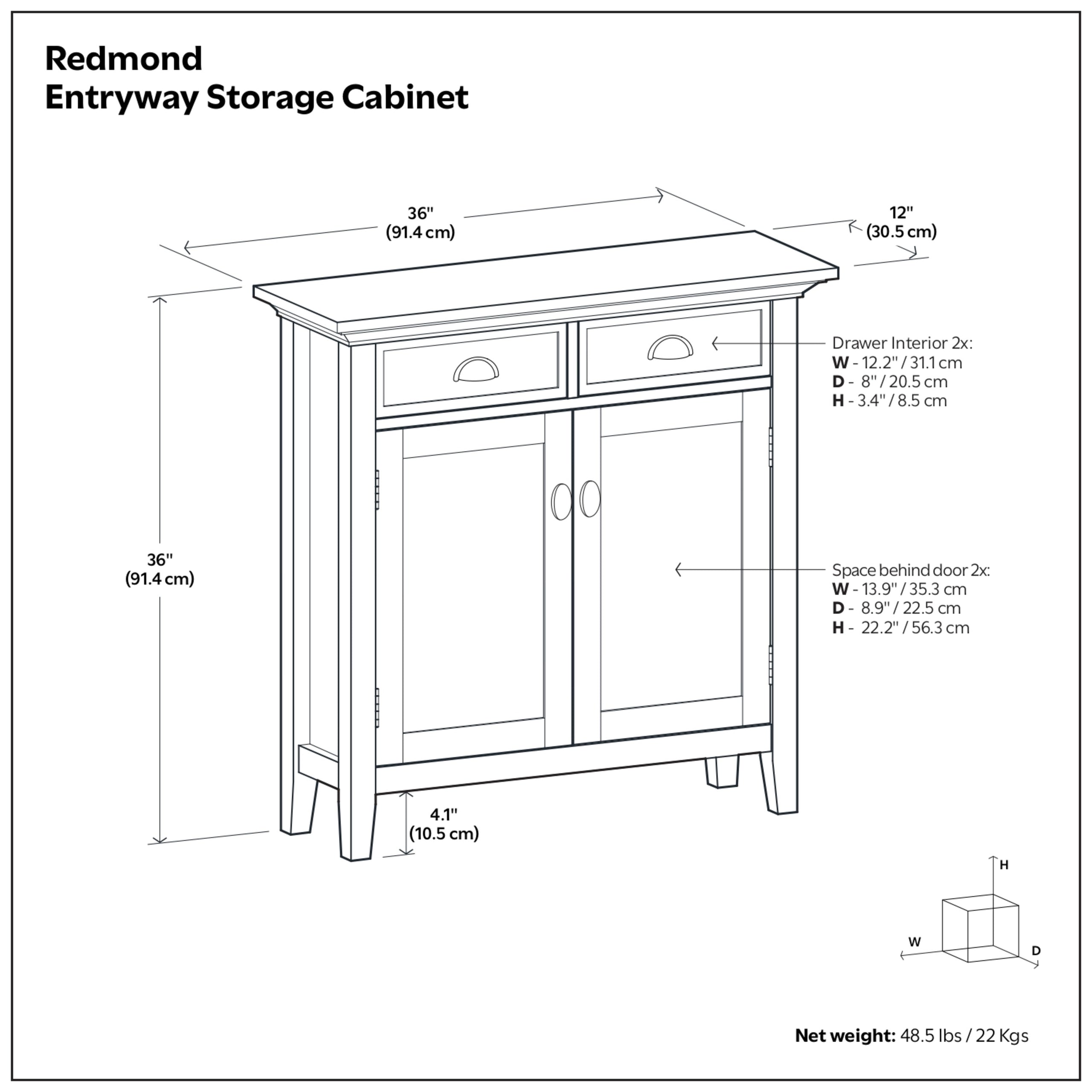 Redmond Entryway Storage Cabinet