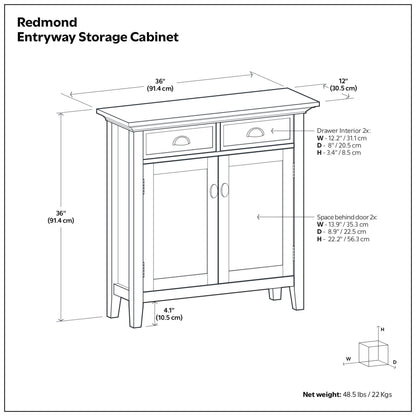 Redmond Entryway Storage Cabinet