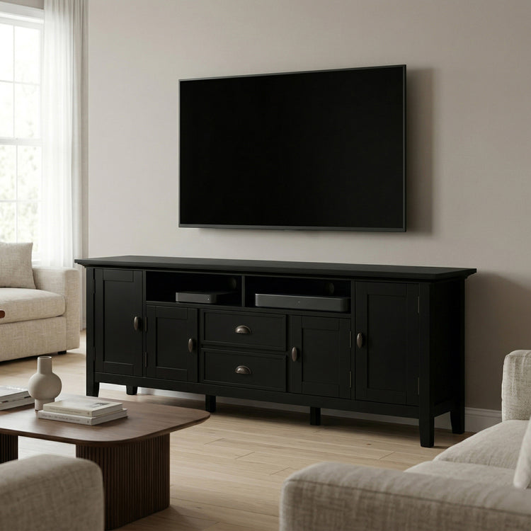 Black | Redmond 72 inch TV Stand