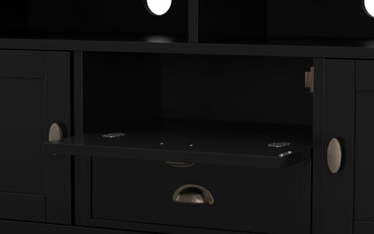 Black | Redmond 72 inch TV Media Stand