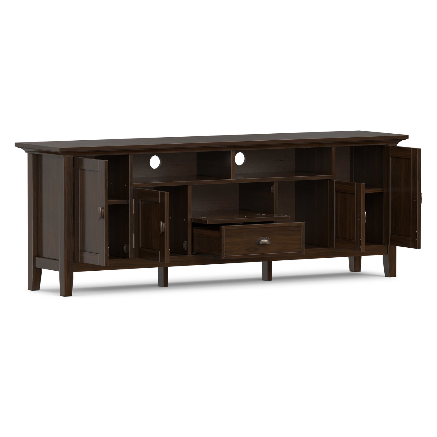 Brunette Brown | Redmond 72 inch TV Stand