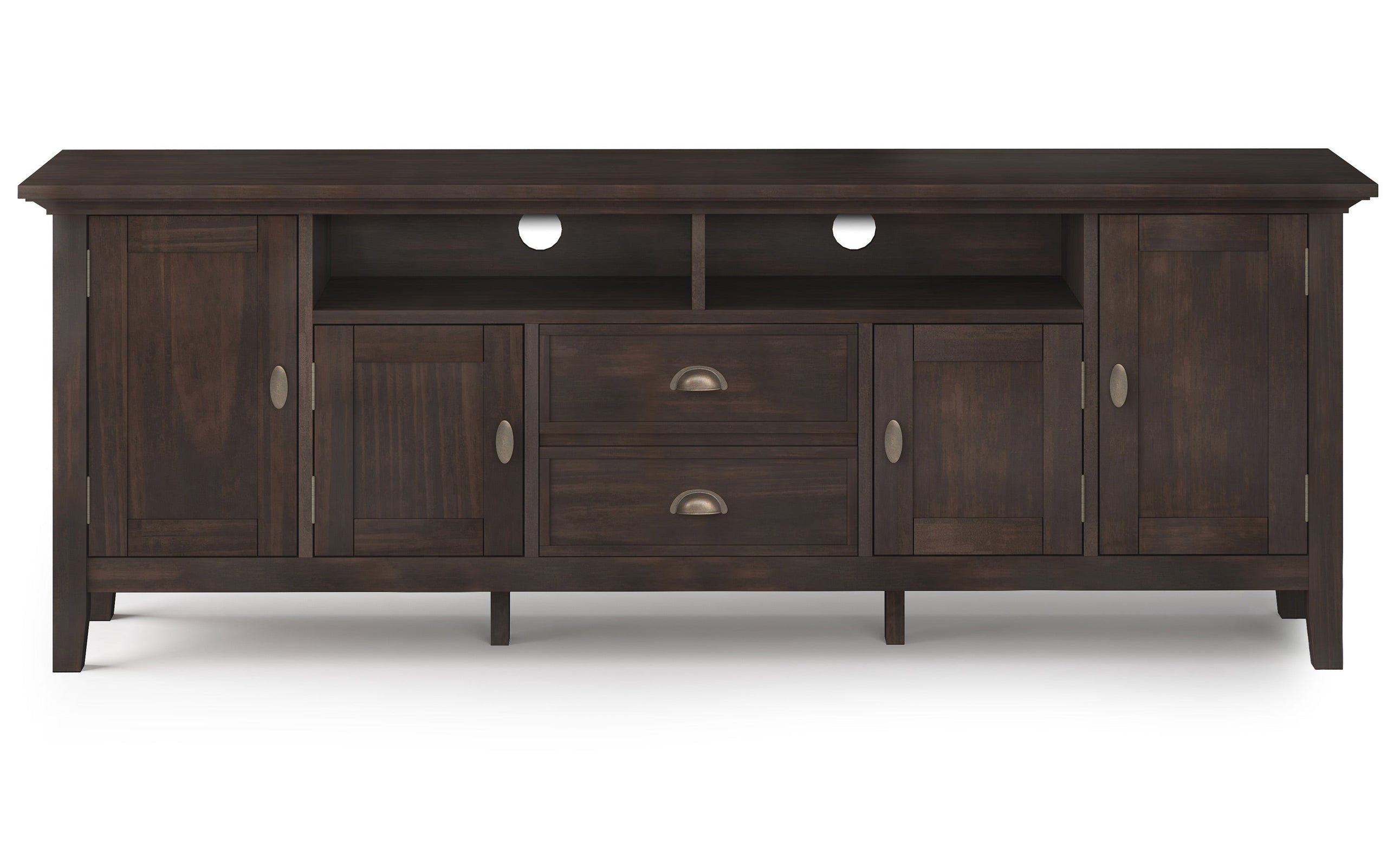 Brunette Brown | Redmond 72 inch TV Media Stand