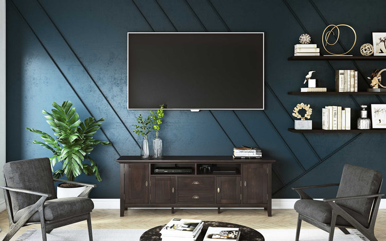 Brunette Brown | Redmond 72 inch TV Media Stand
