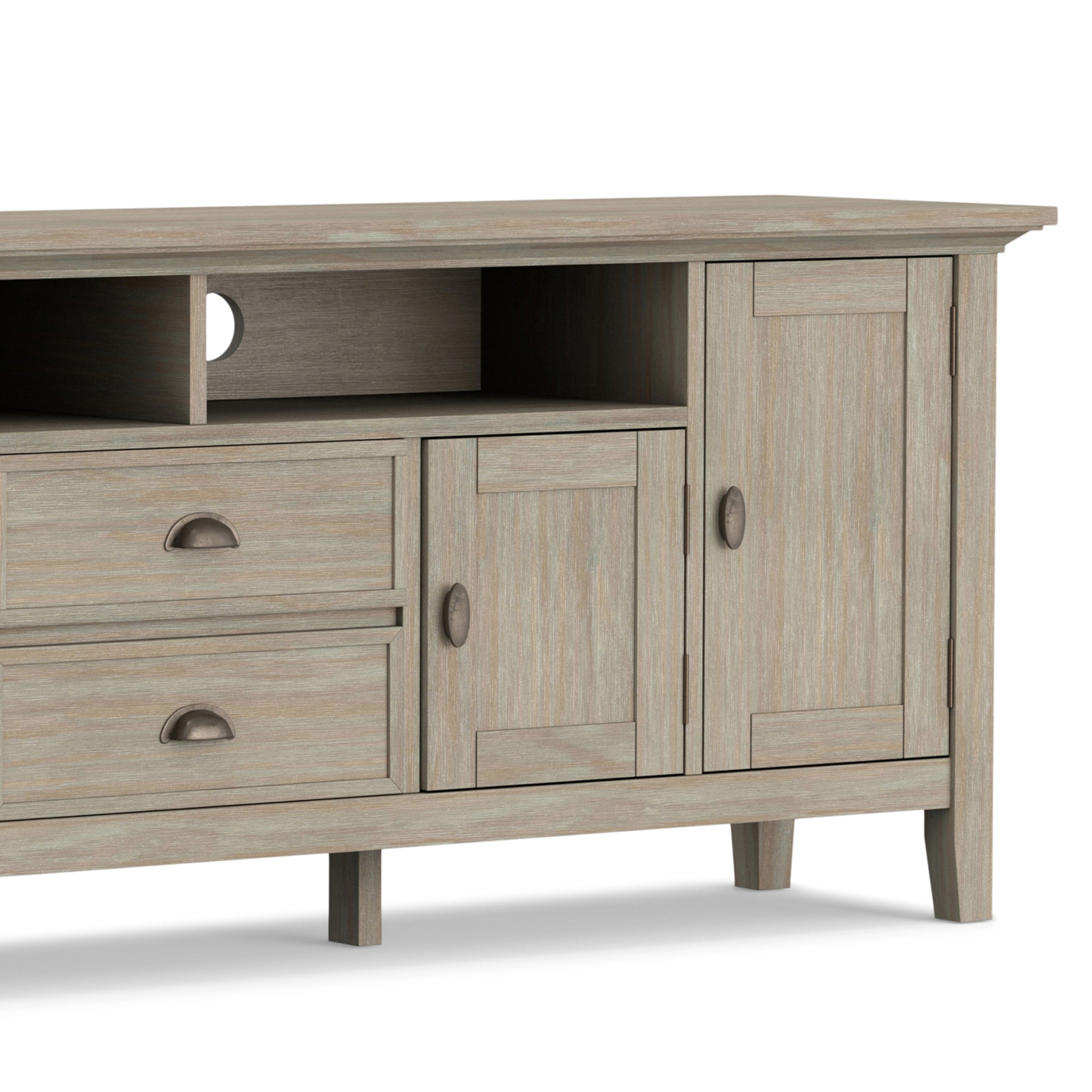 Distressed Grey | Redmond 72 inch TV Stand
