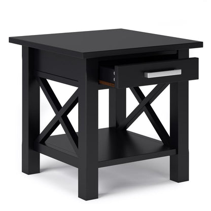 Black | Kitchener 20.5 inch End Side Table