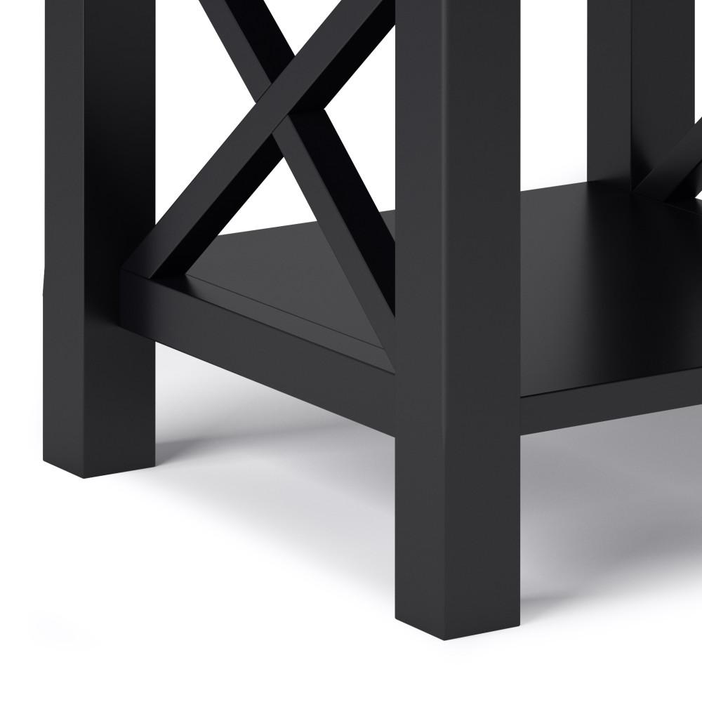 Black | Kitchener 20.5 inch End Side Table