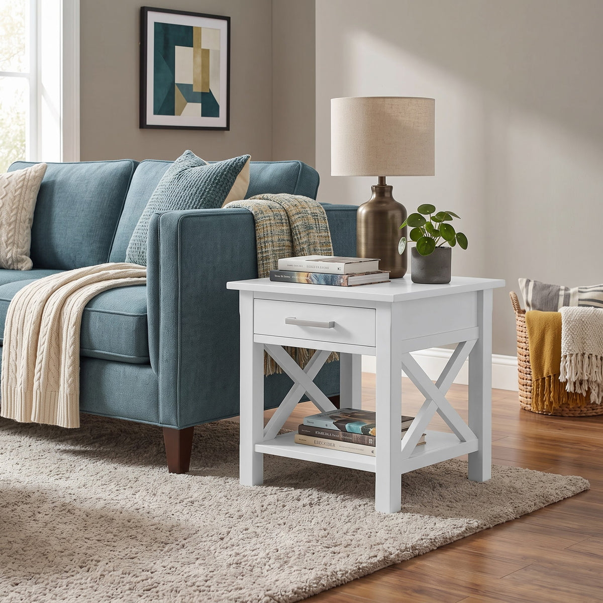 White | Kitchener End Table