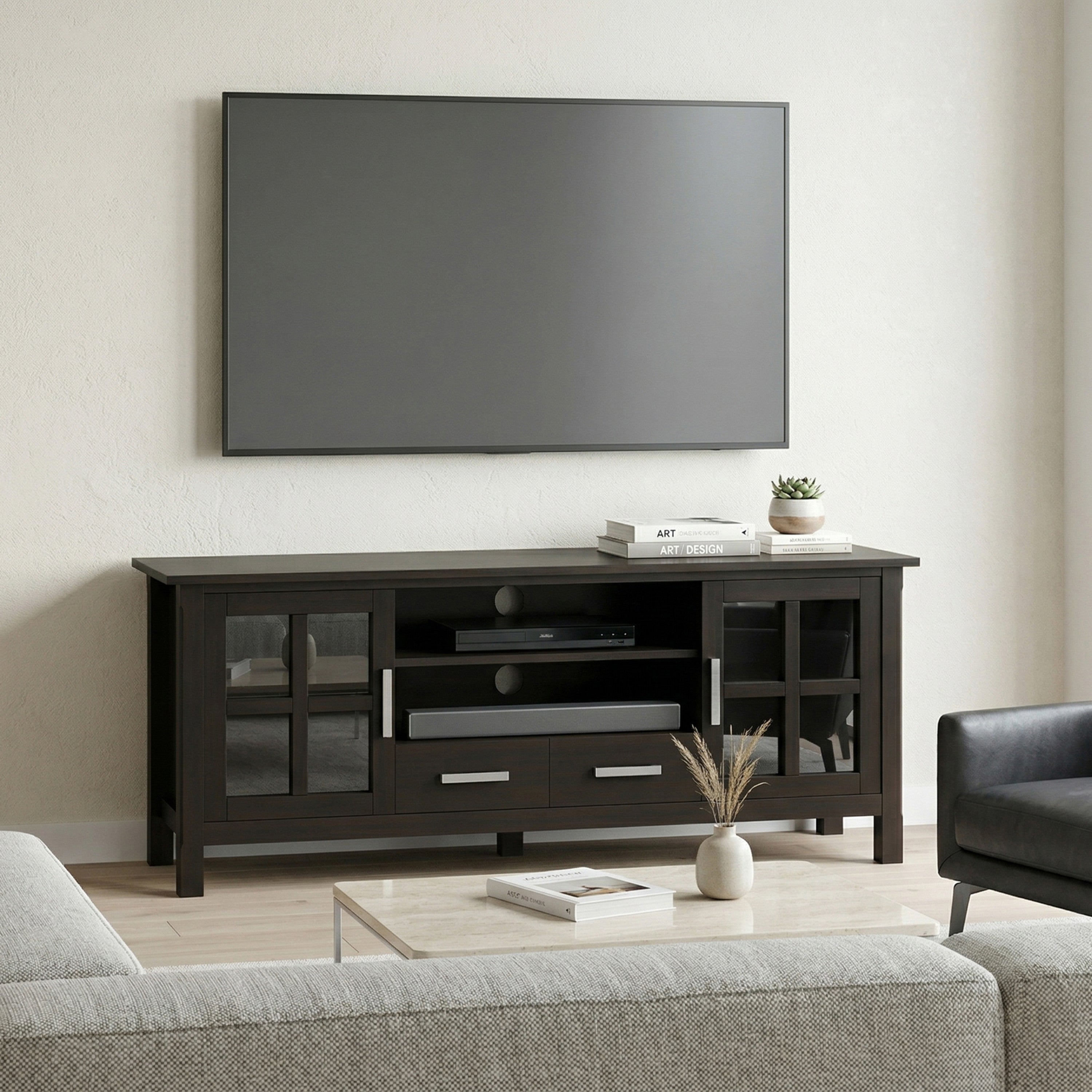 60 Inch TV Stand | Kitchener Contemporary TV Console – Simpli Home