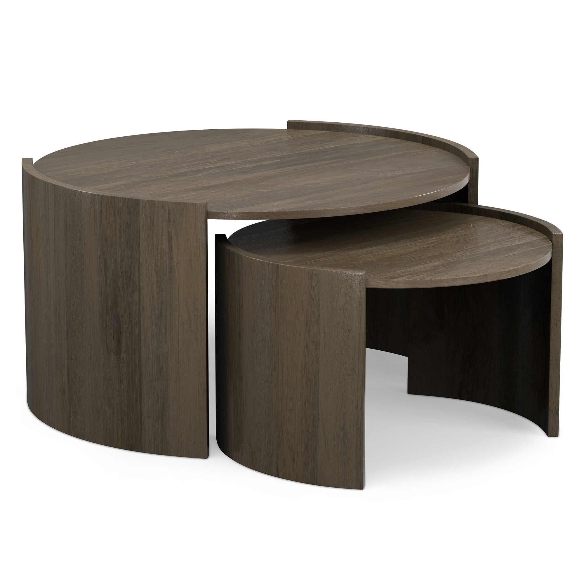 Round Nesting Tables | Robin 2 Piece Nesting Table – Simpli Home