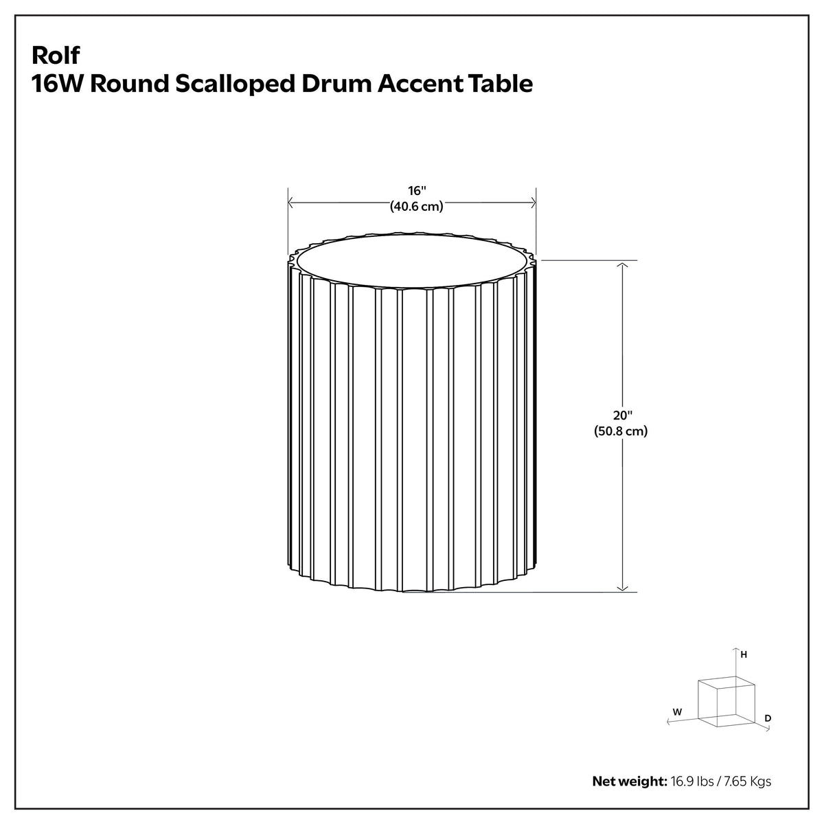 Refined Natural | Rolf Side Table