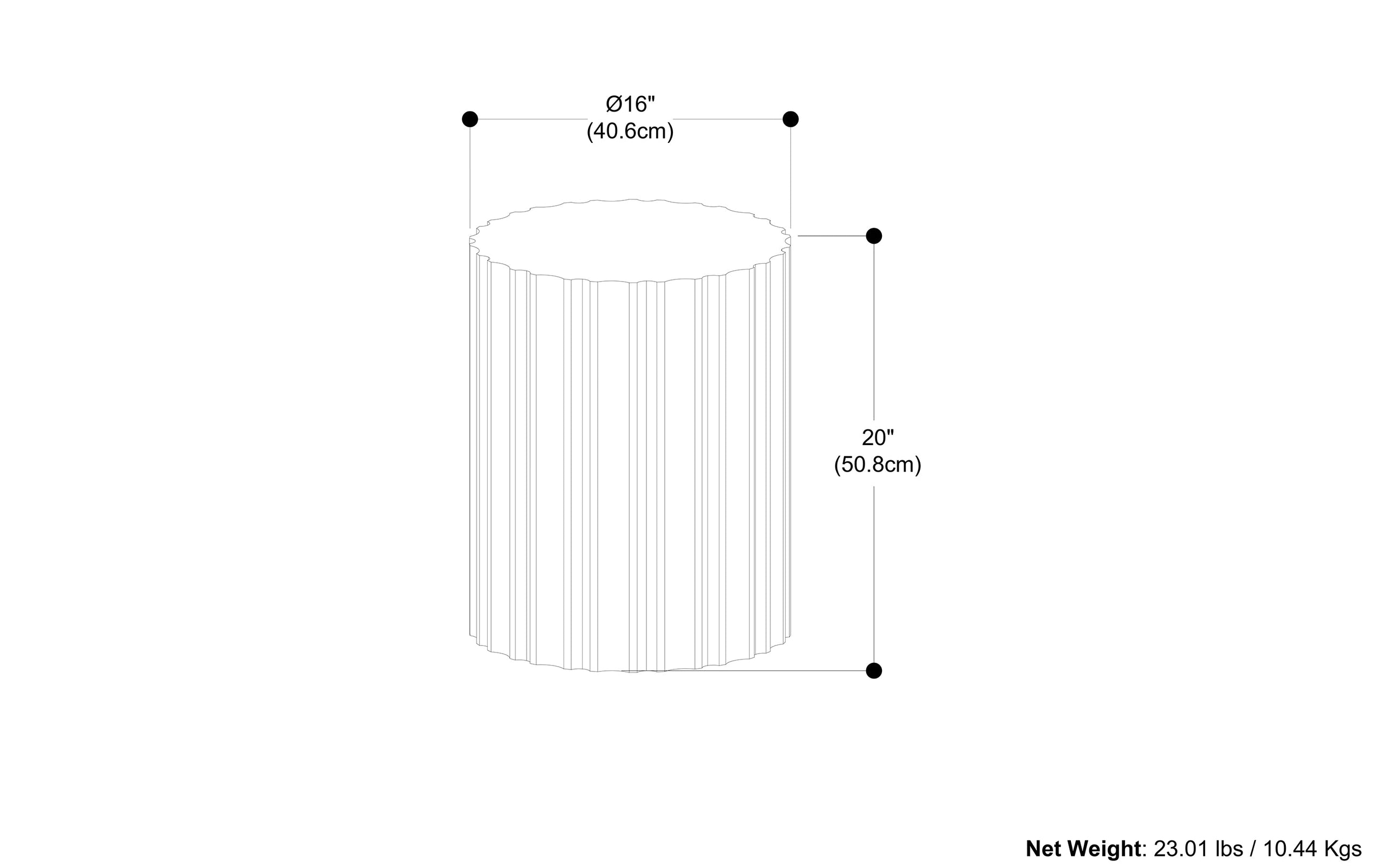 Natural | Rolf Side Table