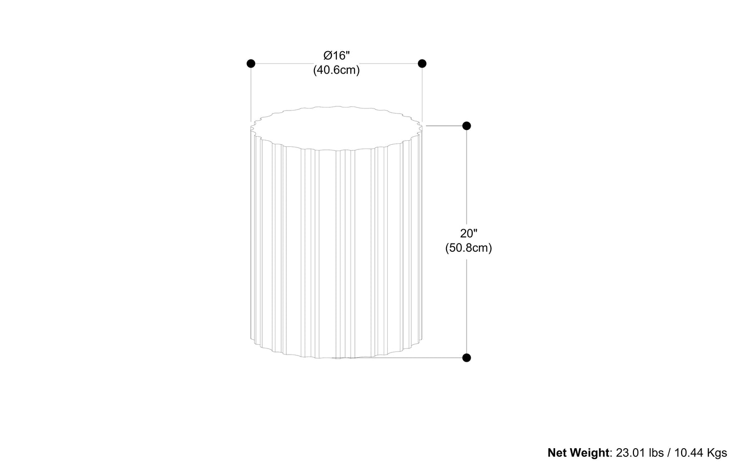 Walnut Brown | Rolf Side Table