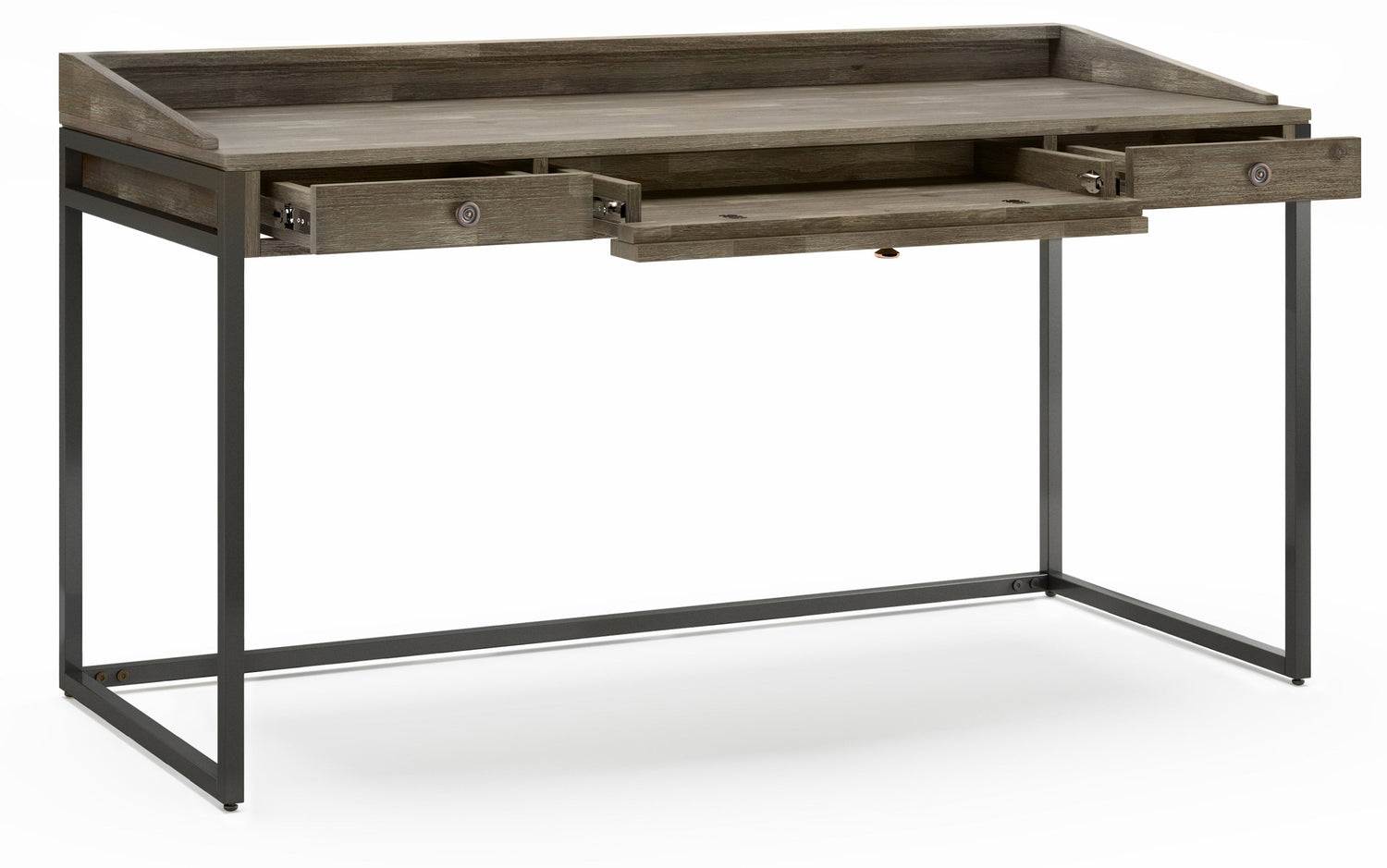 Distressed Grey | Ralston Solid Acacia Desk