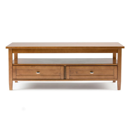 Light Golden Brown | Warm Shaker 48 inch Coffee Table