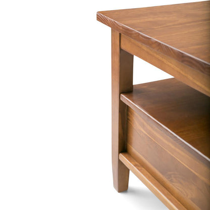 Light Golden Brown | Warm Shaker 48 inch Coffee Table