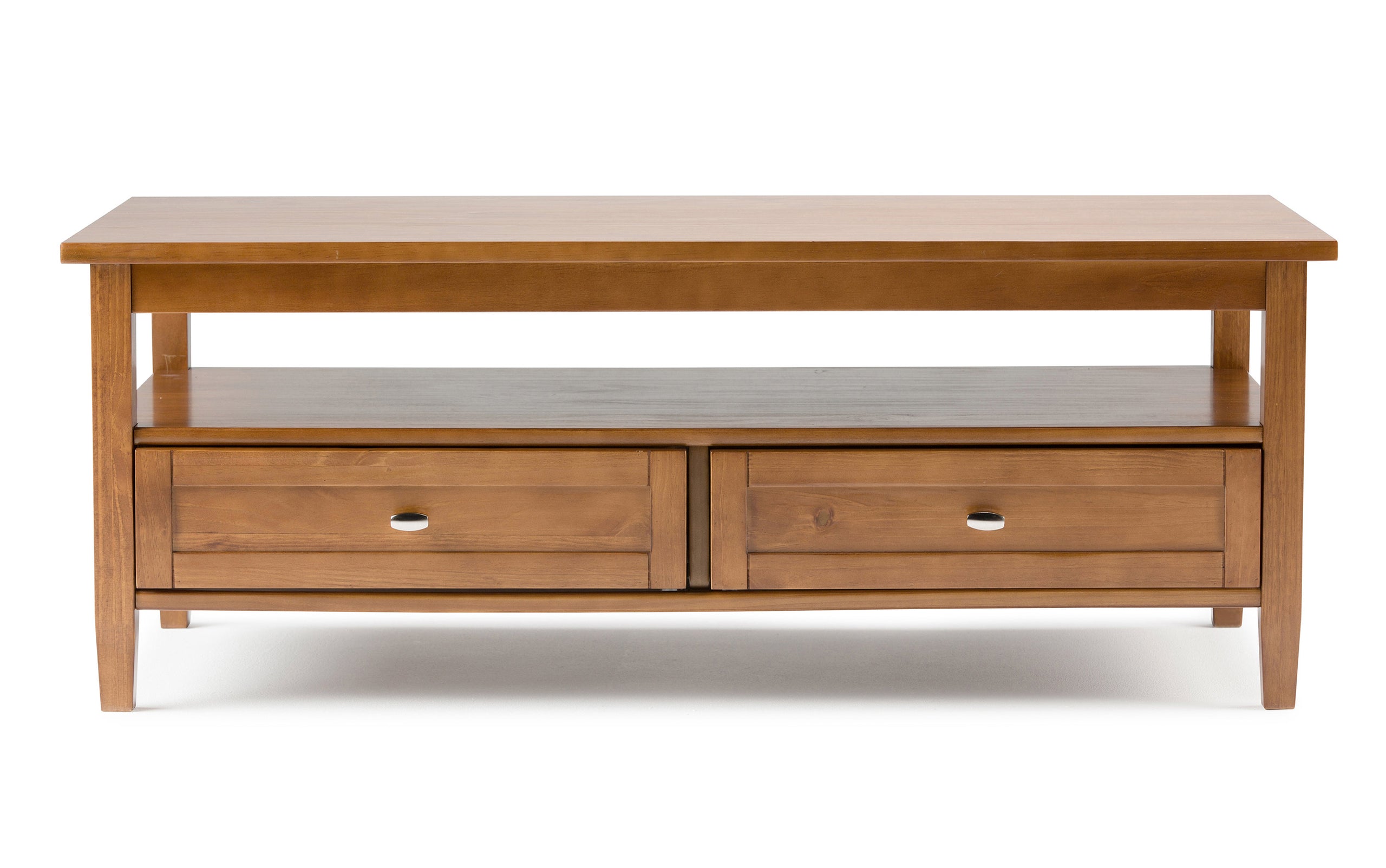 Light Golden Brown | Warm Shaker Coffee Table