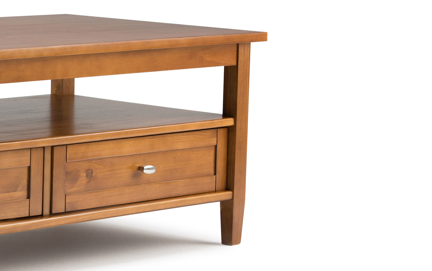 Light Golden Brown | Warm Shaker Coffee Table