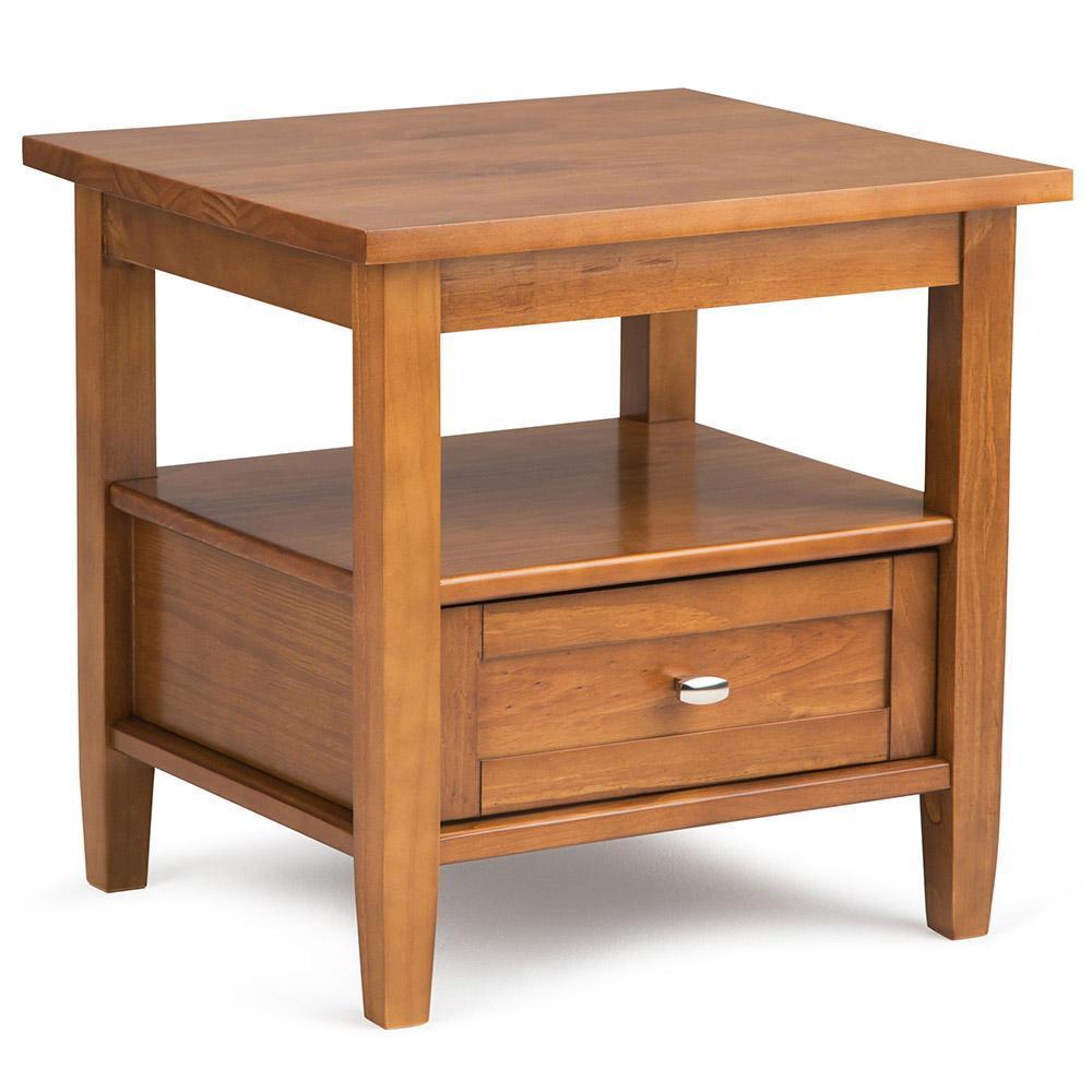 Light Golden Brown | Warm Shaker End Table