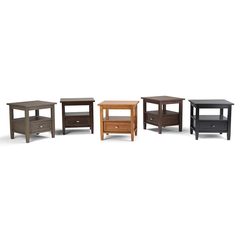 Light Golden Brown | Warm Shaker End Table