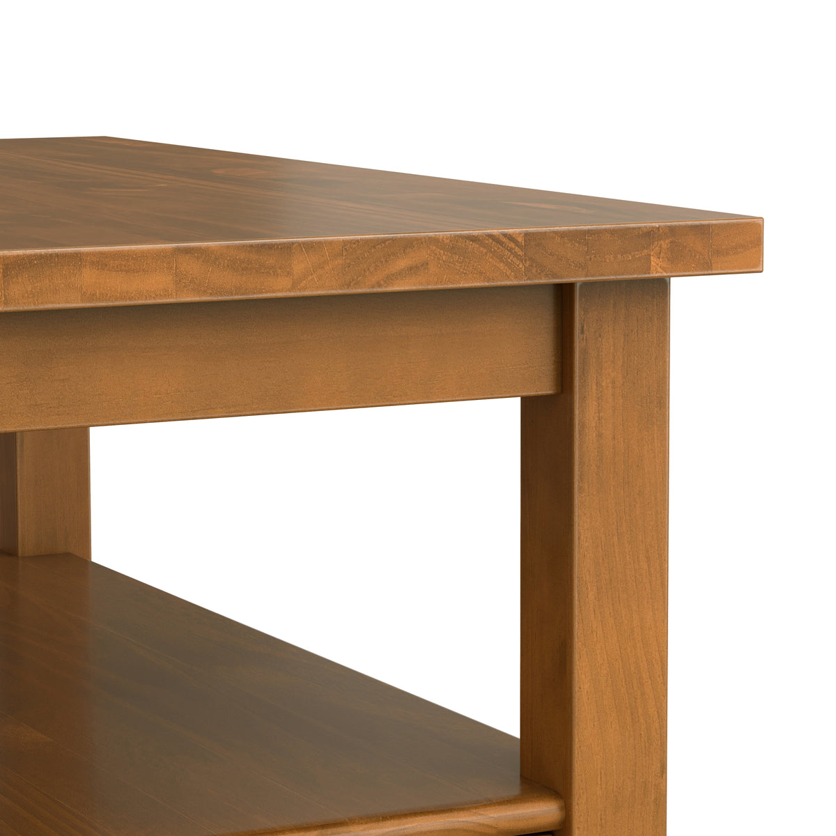 Light Golden Brown | Warm Shaker Narrow End Table