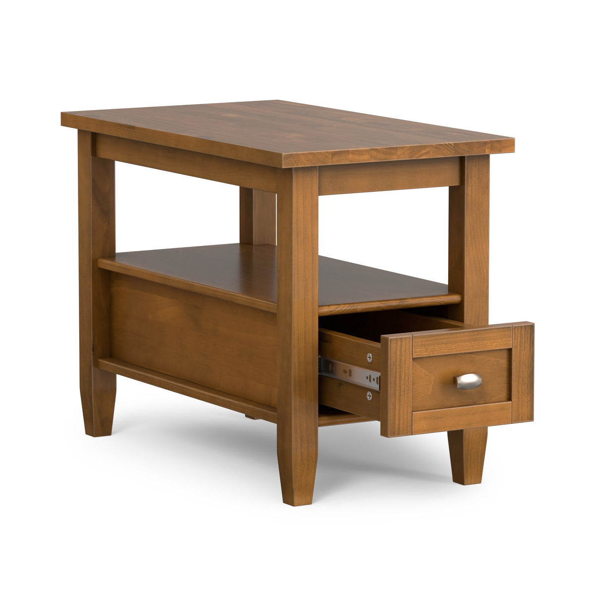 Light Golden Brown | Warm Shaker Narrow End Table