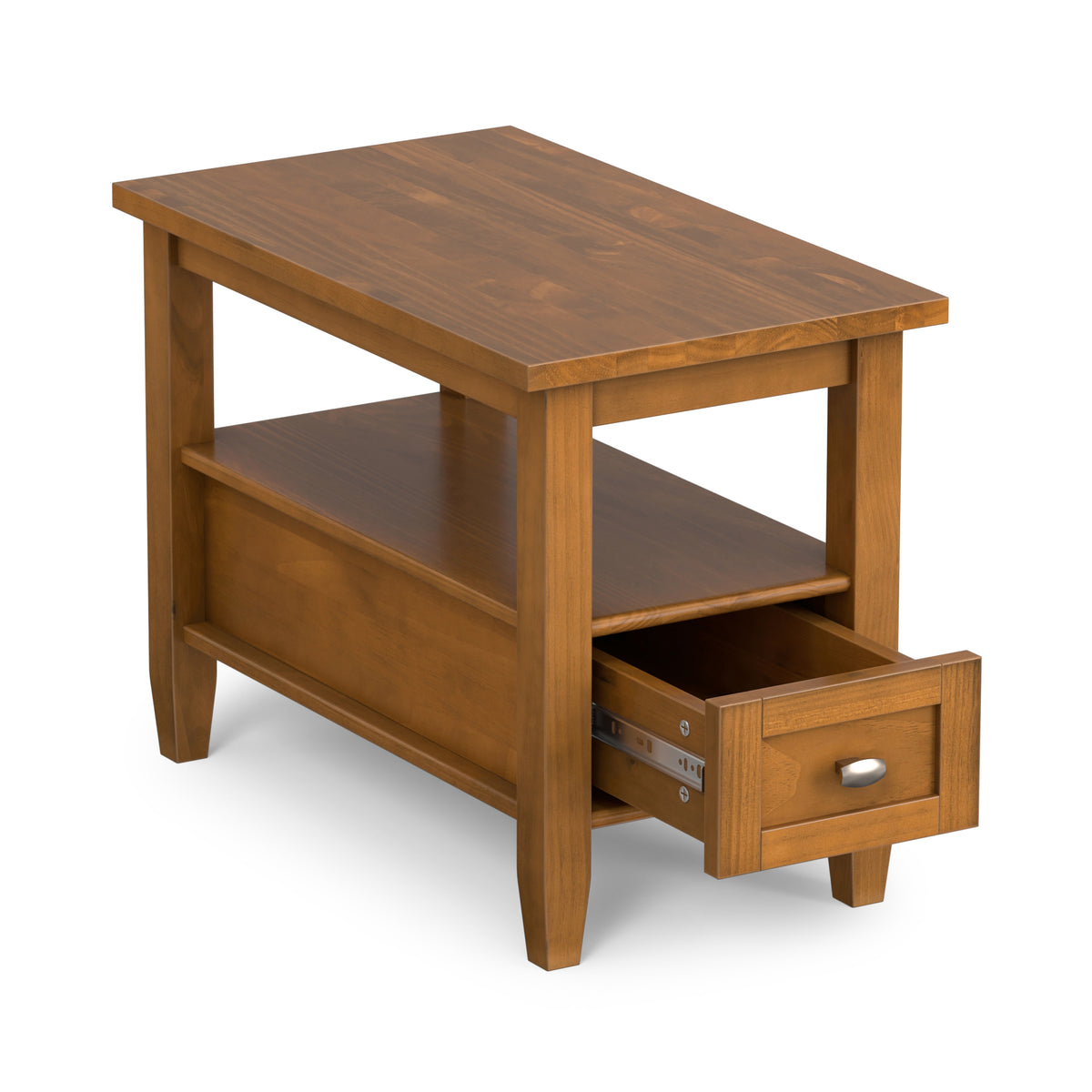 Light Golden Brown | Warm Shaker Narrow End Table