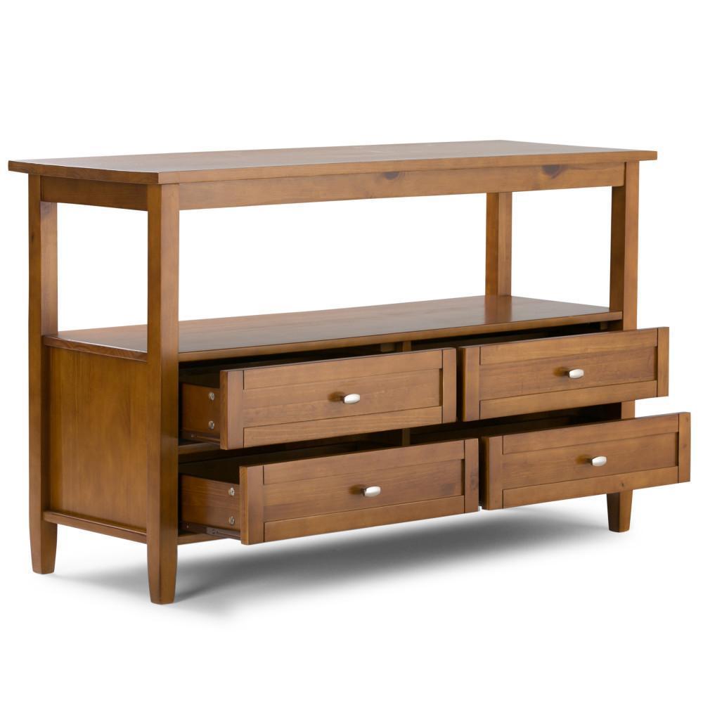 Light Golden Brown | Warm Shaker 48 inch Console Sofa Table