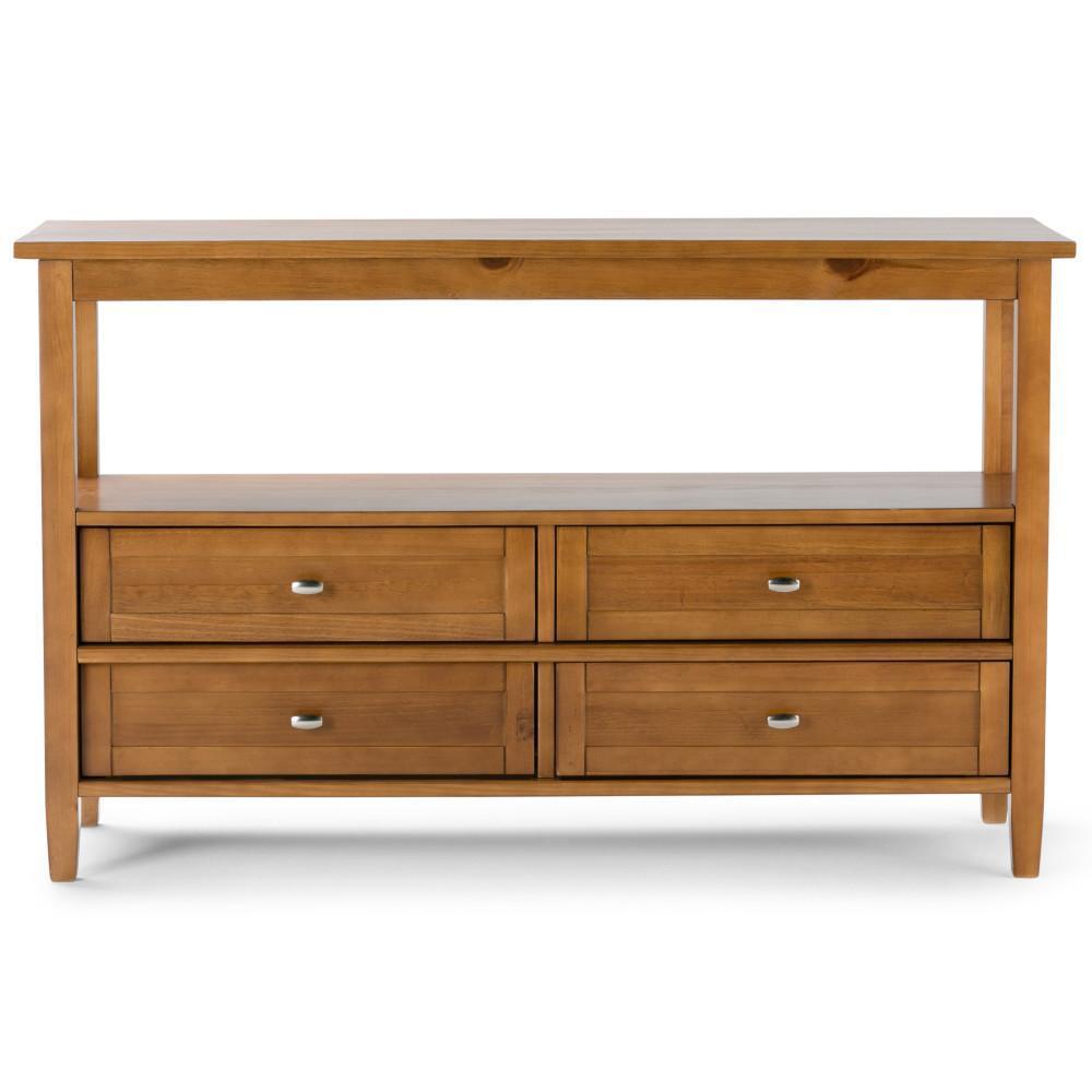 Light Golden Brown | Warm Shaker 48 inch Console Sofa Table