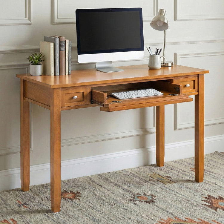 Light Golden Brown | Warm Shaker 48 inch Desk