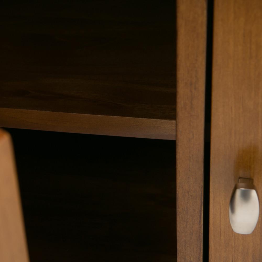 Light Golden Brown | Warm Shaker 44 inch Entryway Bench