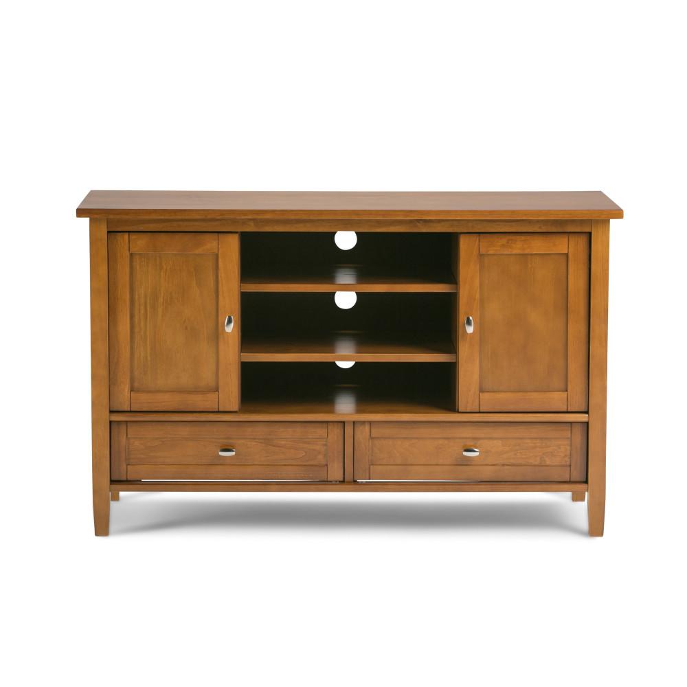 Light Golden Brown | Warm Shaker 47 inch TV Stand