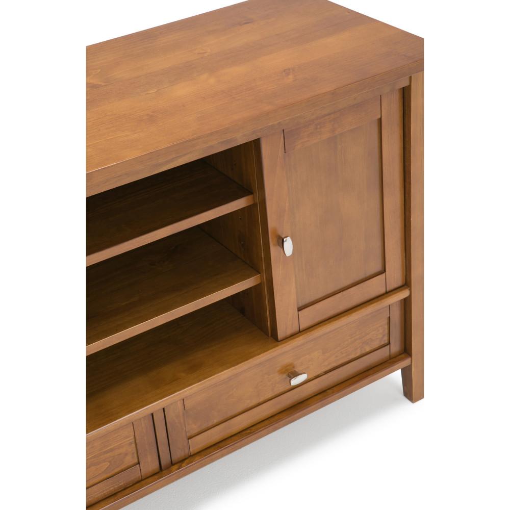 Light Golden Brown | Warm Shaker 47 inch TV Stand