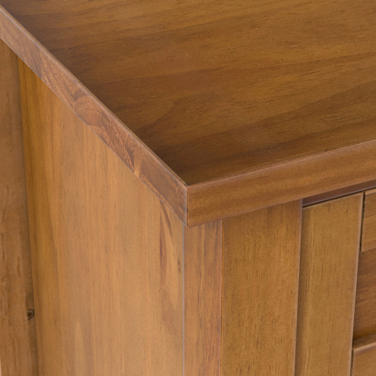 Light Golden Brown | Warm Shaker Nightstand