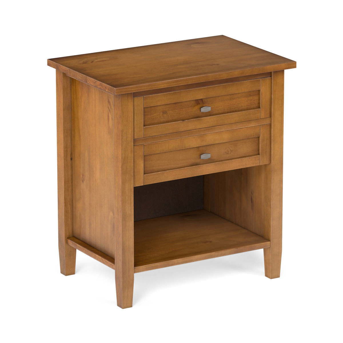 Light Golden Brown | Warm Shaker Nightstand
