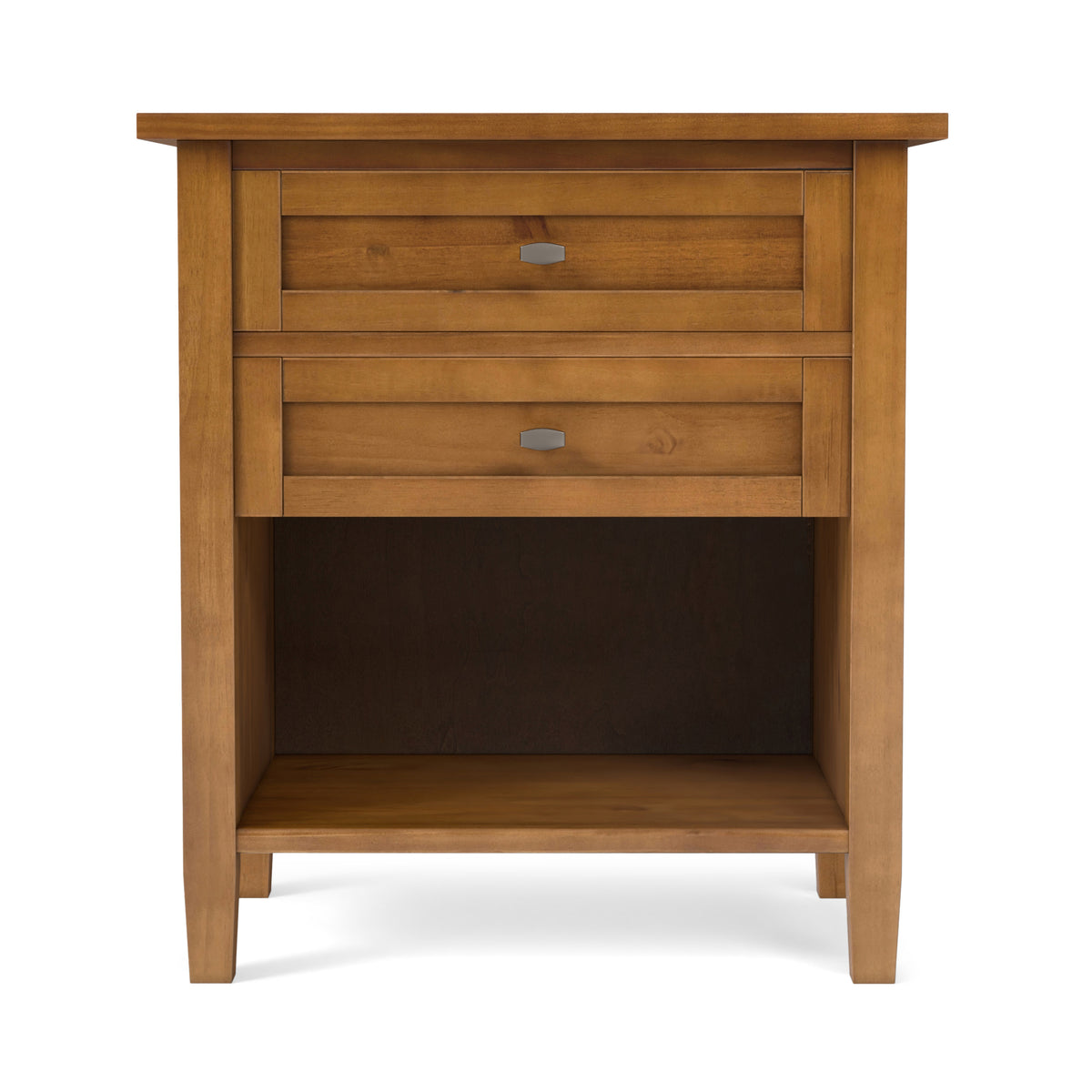 Light Golden Brown | Warm Shaker Nightstand