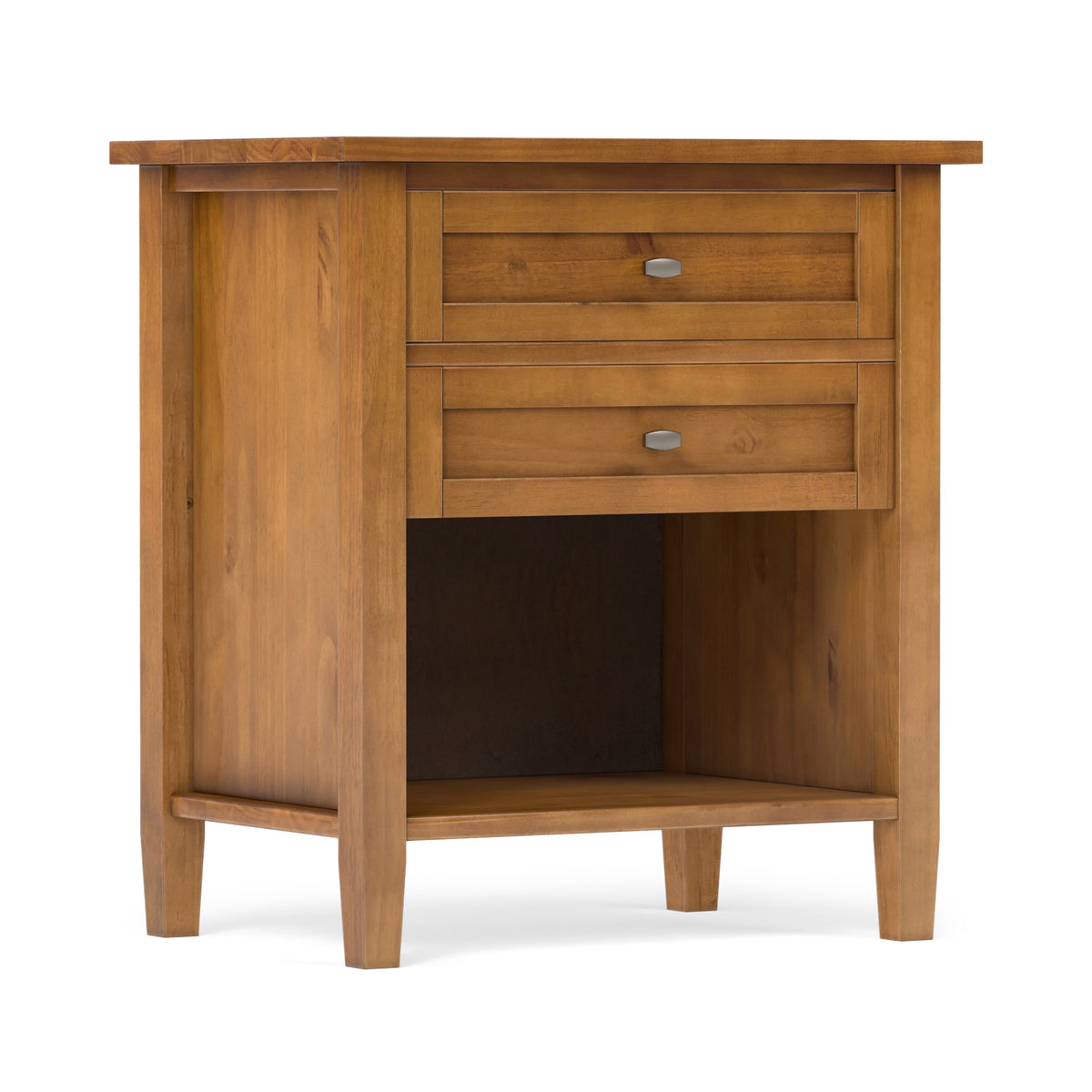Light Golden Brown | Warm Shaker Nightstand