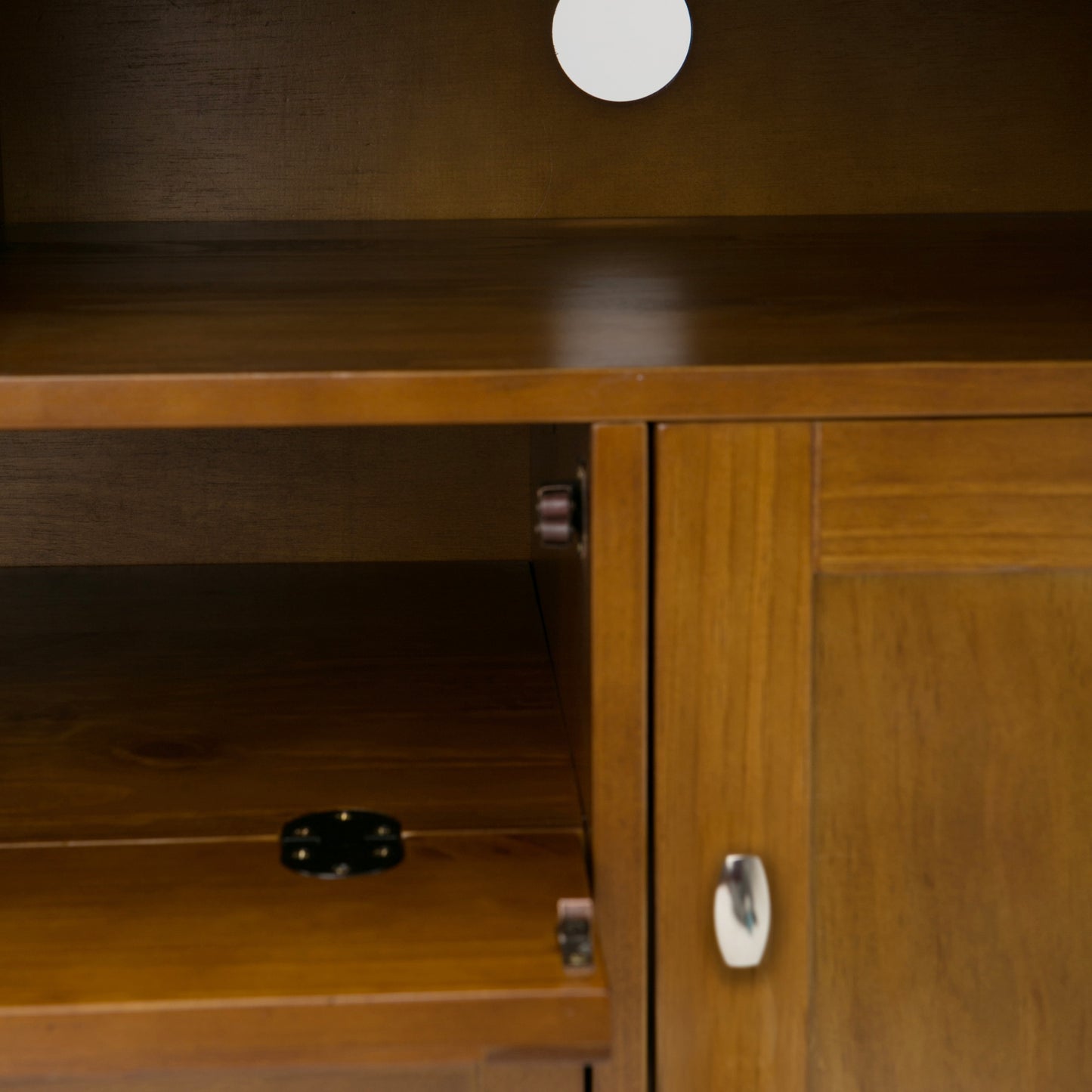Light Golden Brown | Warm Shaker 72 inch TV Media Stand