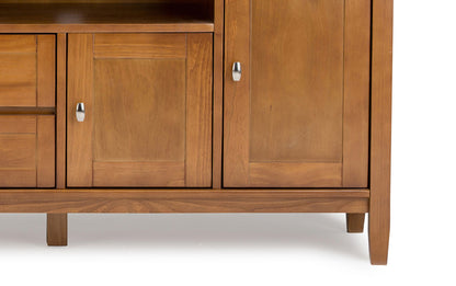 Light Golden Brown | Warm Shaker 72 inch TV Stand