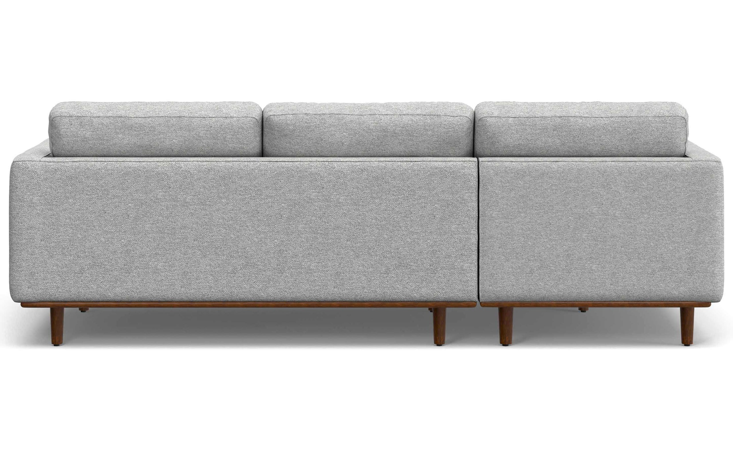 Mist Grey Woven-Blend Fabric | Morrison Left Sectional