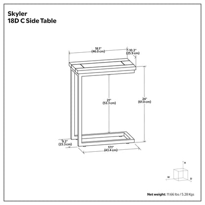 Black Black | Skyler C Side Table