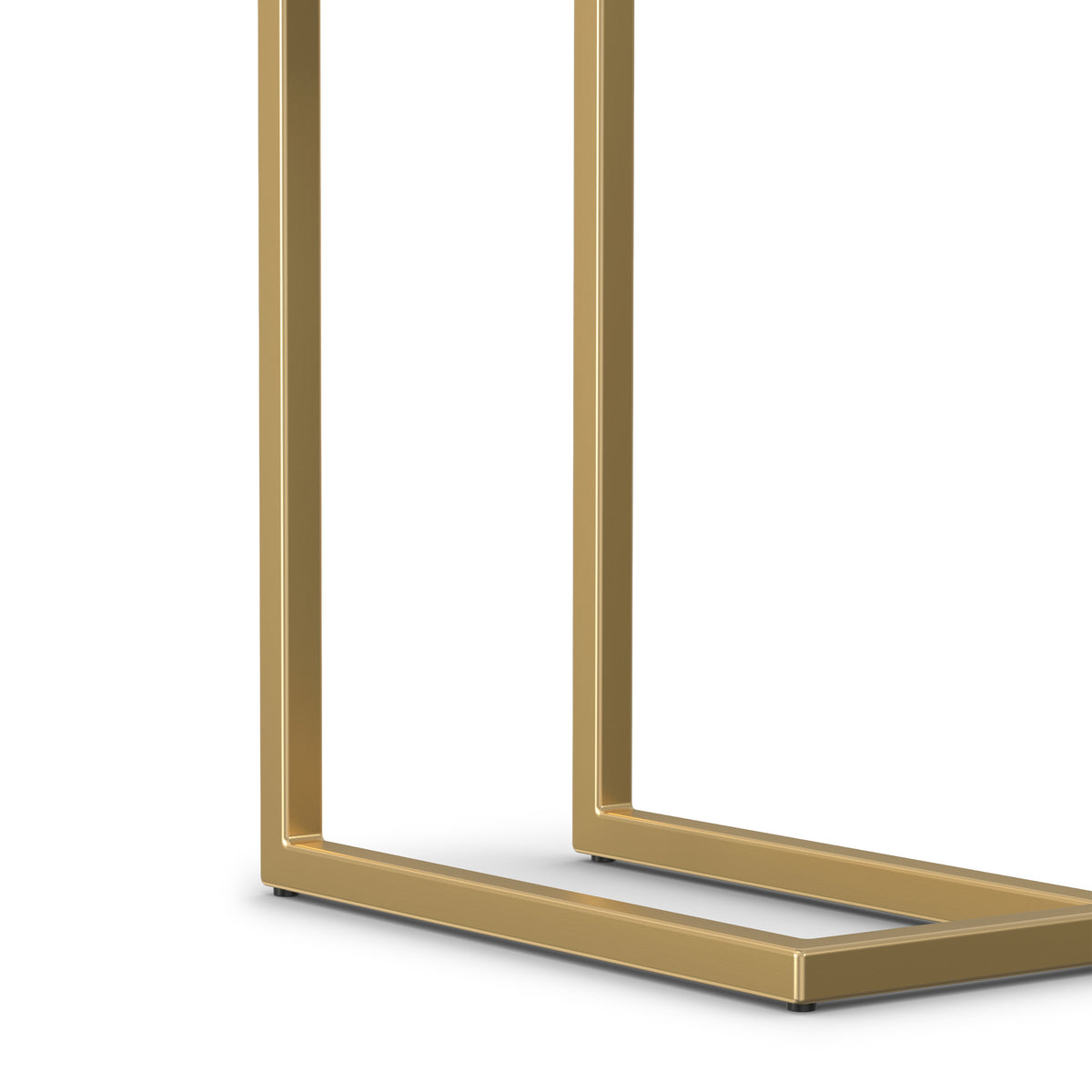 Black Marble/Gold | Skyler C Side Table with Genuine Marble Top