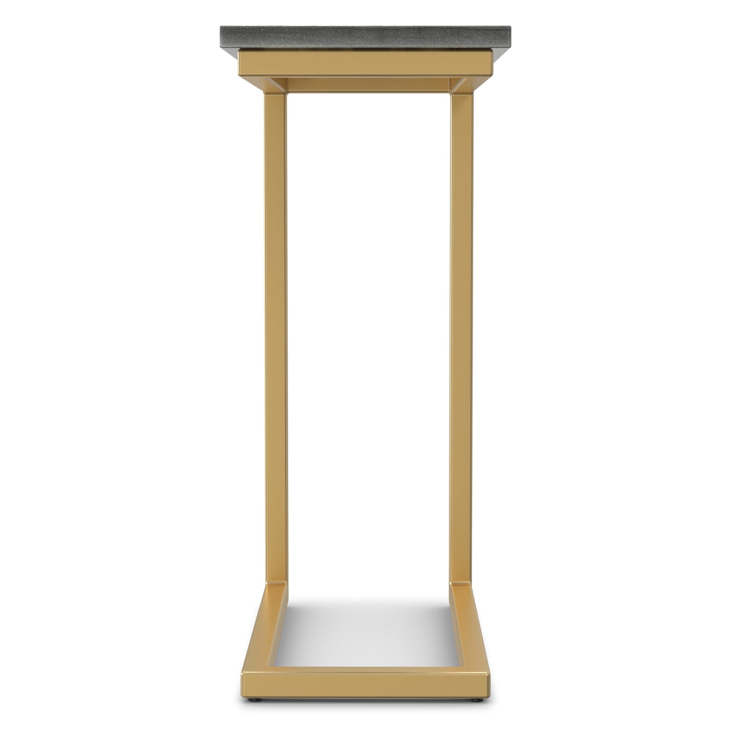 Black Marble/Gold | Skyler C Side Table with Genuine Marble Top