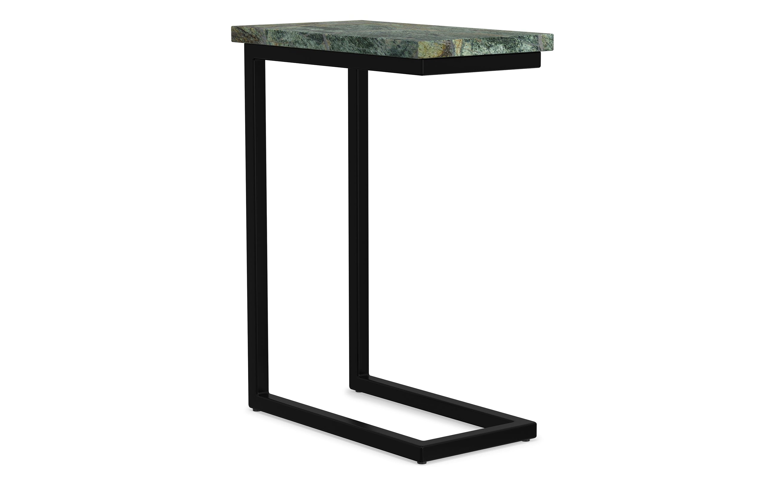 Green | Skyler C Side Table with Genuine Marble Top
