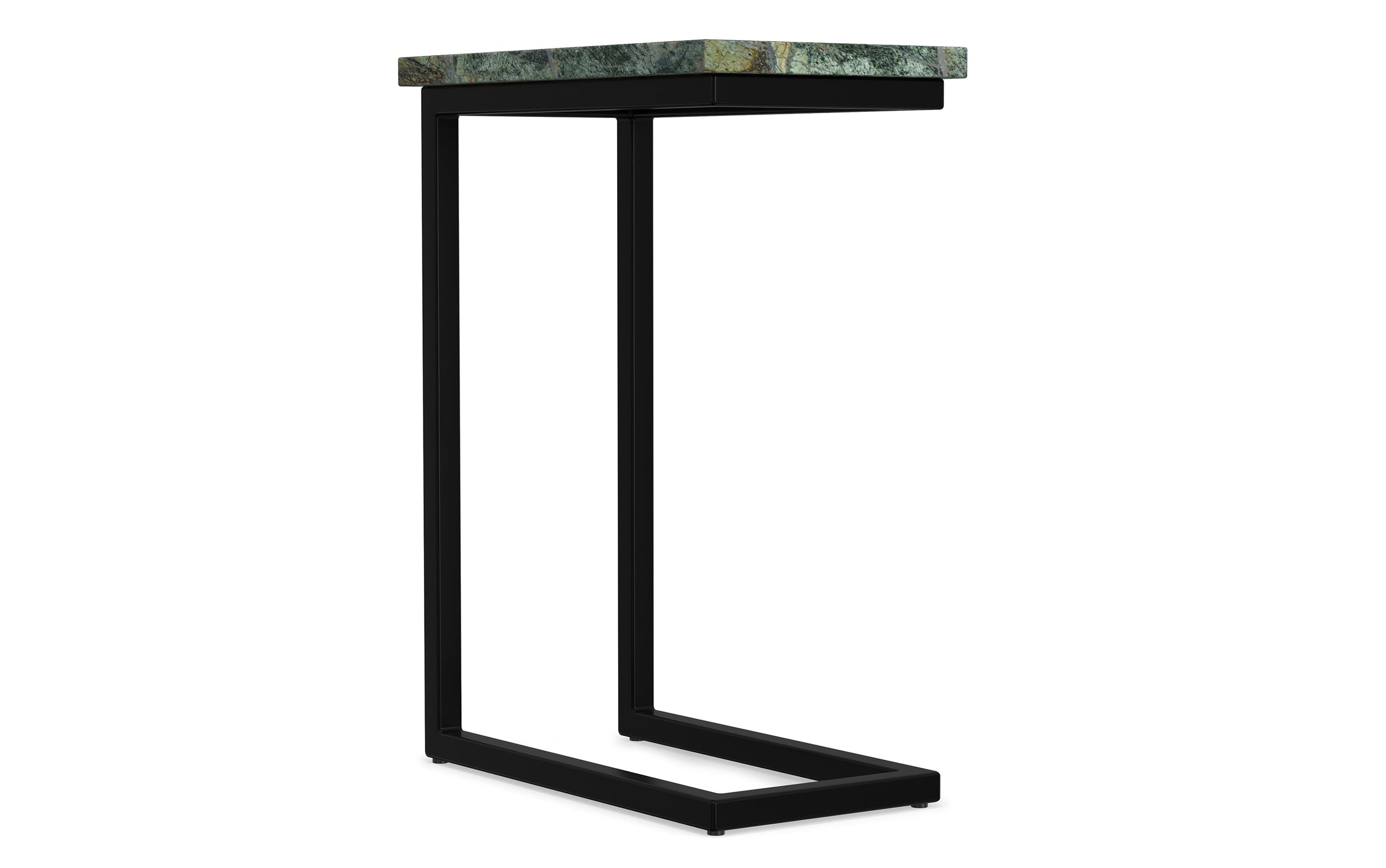 Green | Skyler C Side Table with Genuine Marble Top